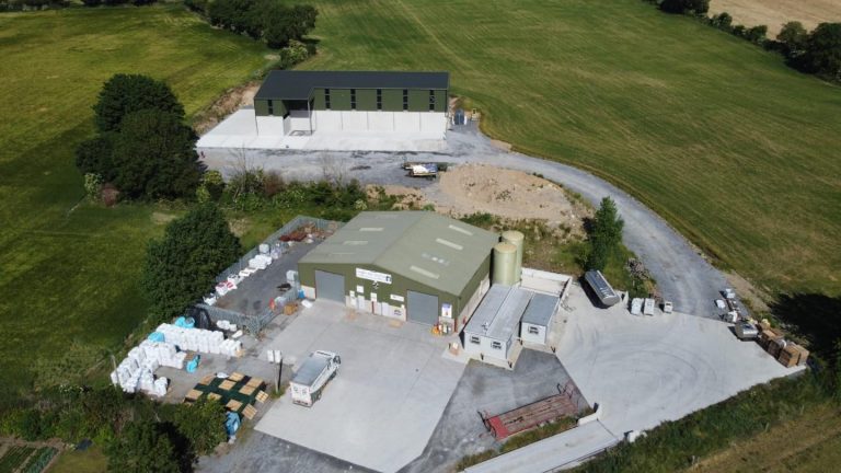 Ariel view of Jordan Agri premises